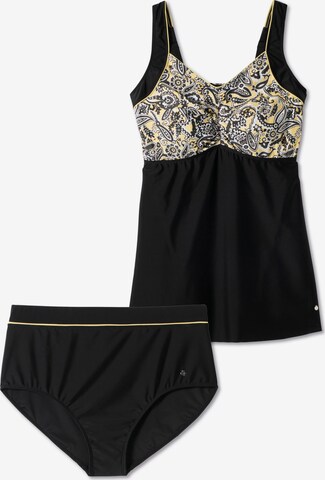 SHEEGO Bustier Tankini in Schwarz: predná strana