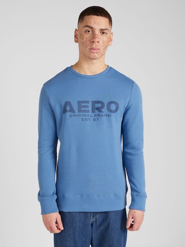 AÉROPOSTALE - Sudadera 'ORIGINAL' en azul: frente