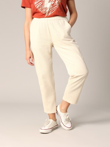 Regular Pantalon 'Tamyly' Deeluxe en beige : devant