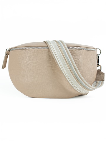 lePelou Gürteltasche 'FIONA large' in Beige: Vorderseite