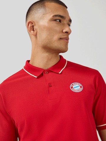 FC BAYERN MÜNCHEN Poloshirt Essentials in Rot