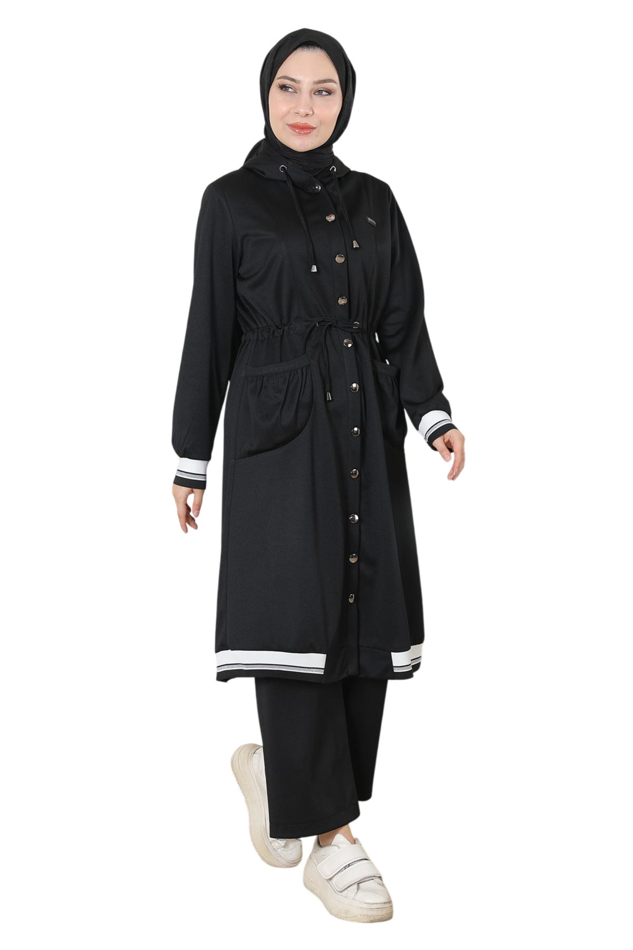 MODAMIHRAM Broekpak in Zwart: voorkant