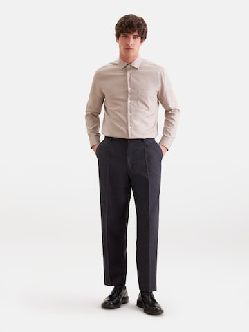 SEIDENSTICKER Regular Fit Hemd in Beige