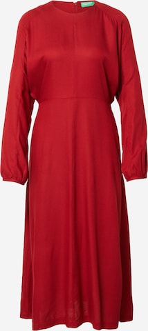 UNITED COLORS OF BENETTON - Vestido em vermelho: frente