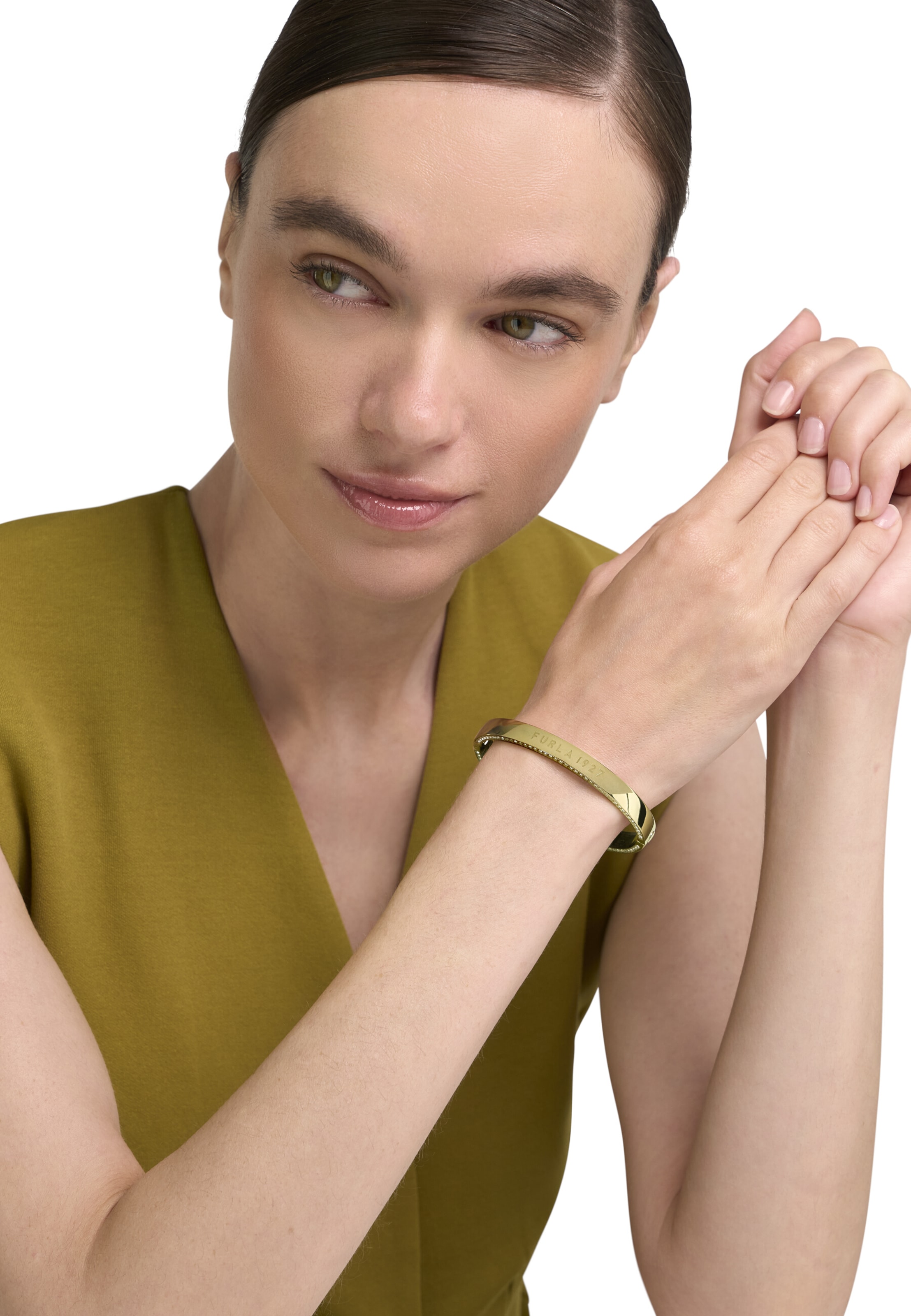 Furla Jewellery Armband 'Bangle' in Gold: Vorderseite