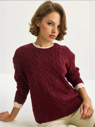 Pullover di Bianco Lucci in rosso