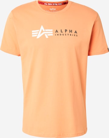 ALPHA INDUSTRIES T-Shirt in Orange: Vorderseite