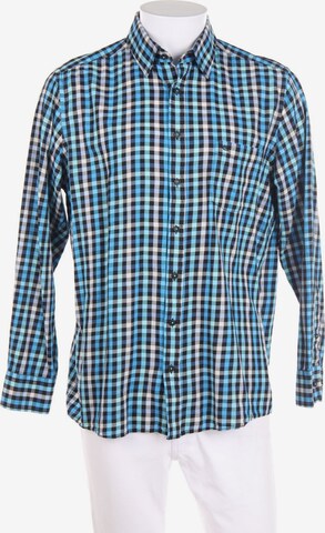 CASAMODA Button Up Shirt in L in Blue: front