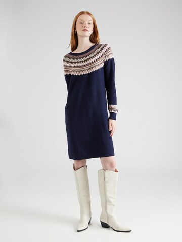 ESPRIT Knit dress in Blue: front