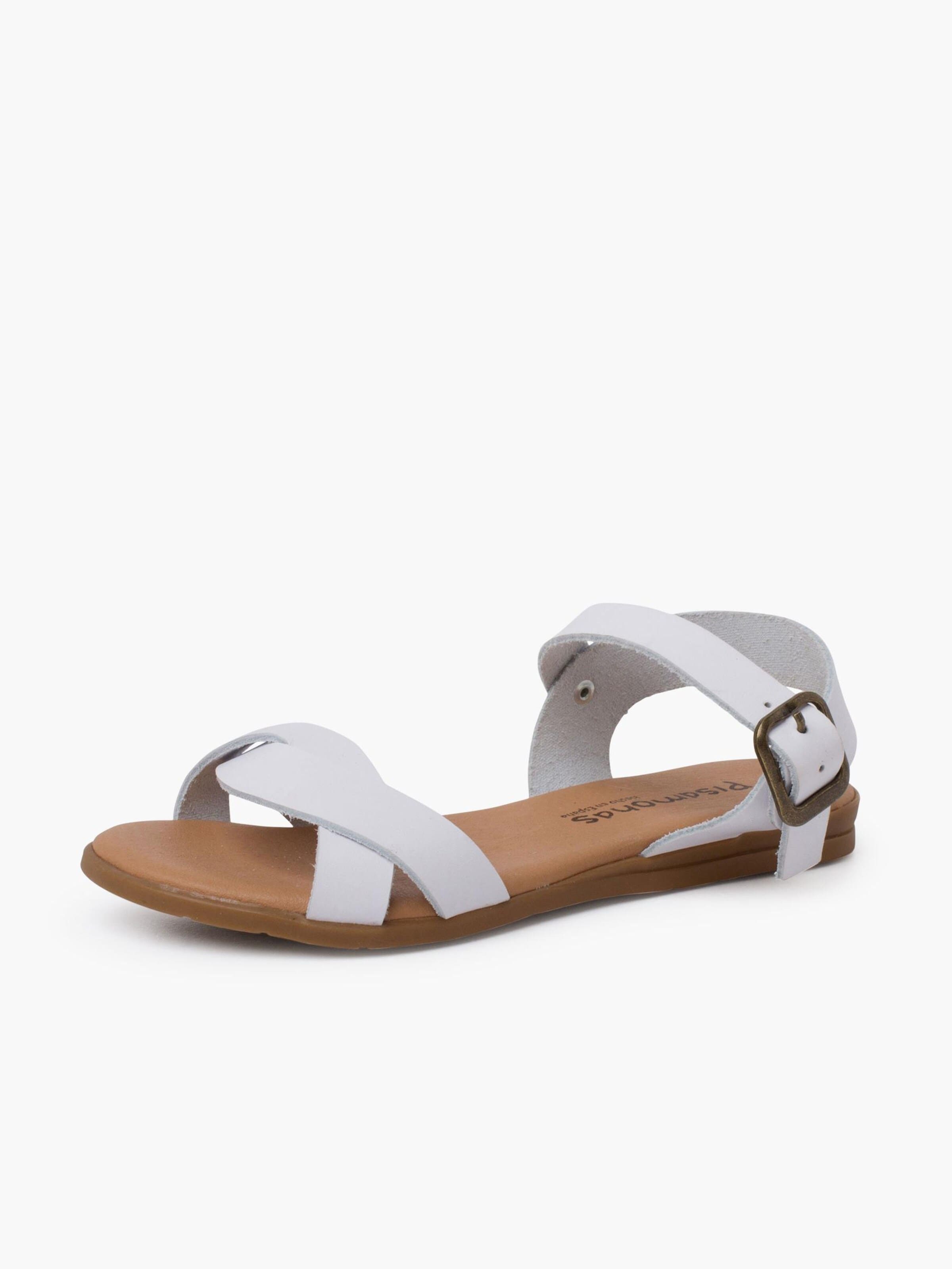 Pisamonas - Sandalias en blanco: frente