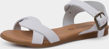 Pisamonas - Sandalias en blanco: frente