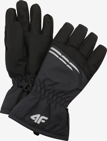 4F Sportovní rukavice – šedá: přední strana
