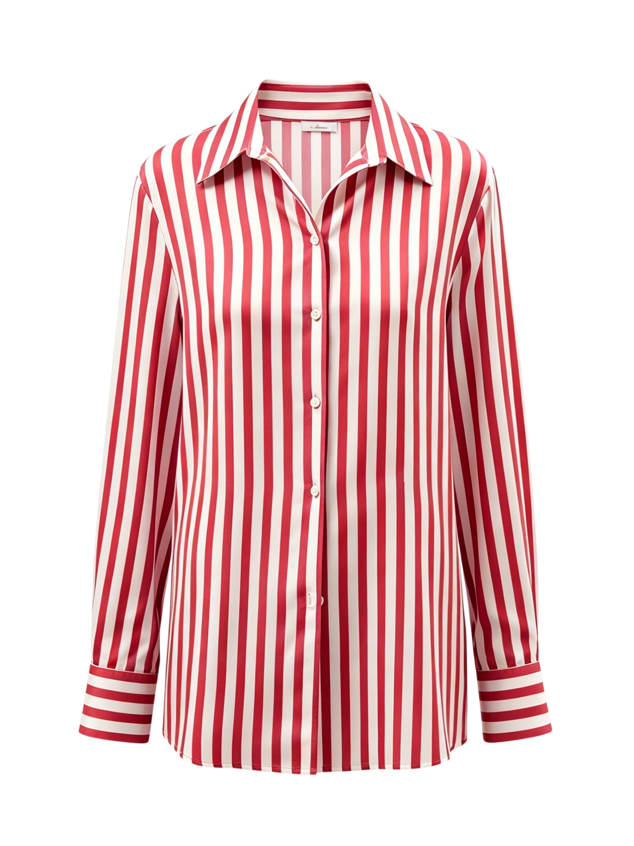 Camicia da donna di Lilysilk in rosso: frontale