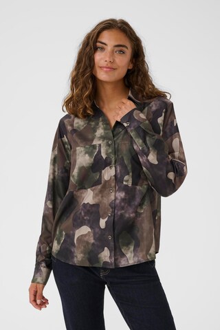 CULTURE Blouse 'CUCamuna' in Green: front