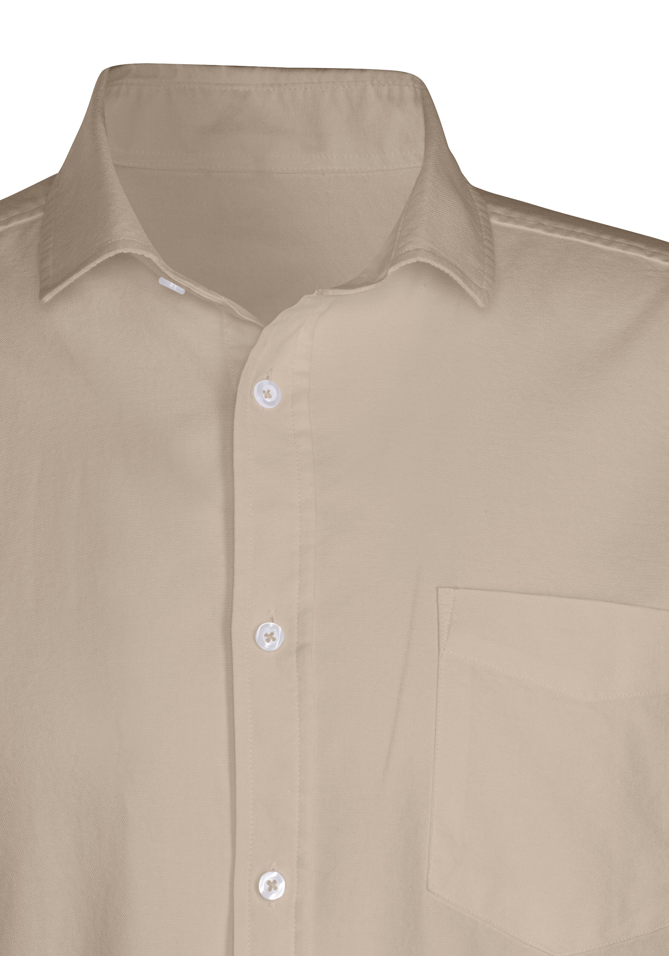 H.I.S Regular fit Button Up Shirt in Beige