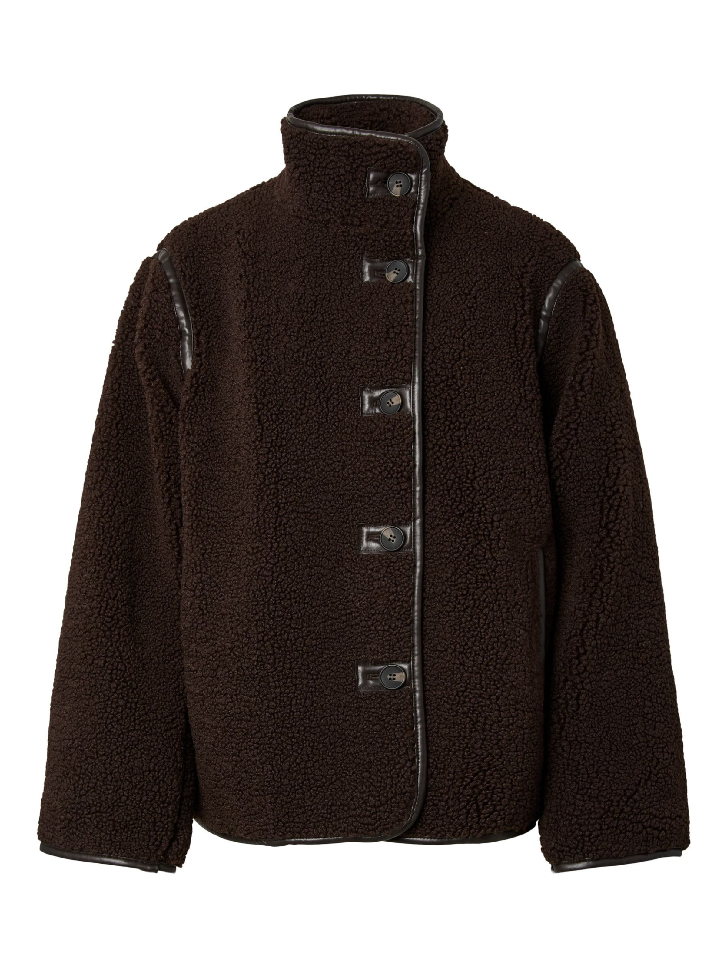 PIECES Overgangsjakke 'PCAugusta' i brun: forside