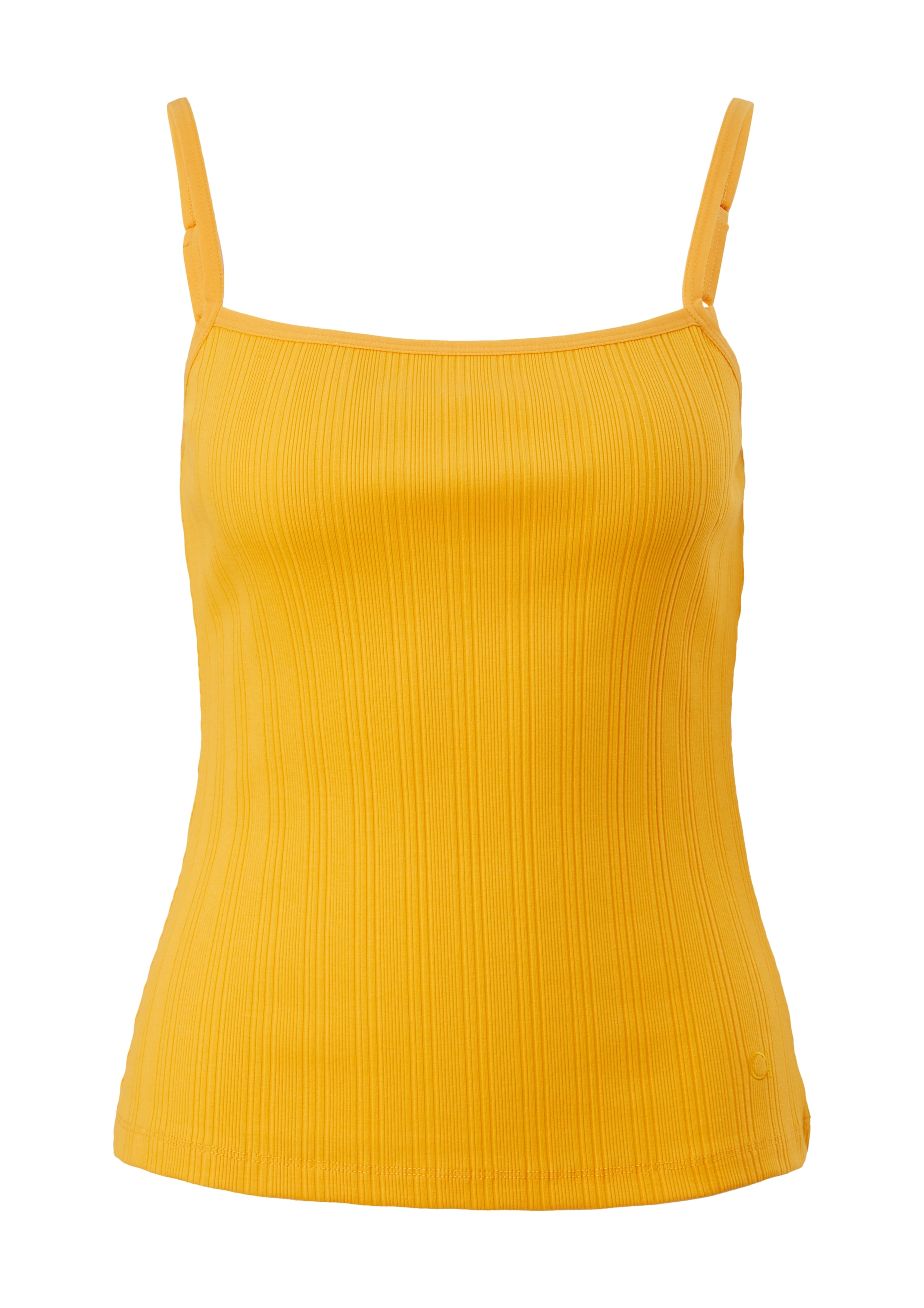 Haut comma casual identity en jaune : devant