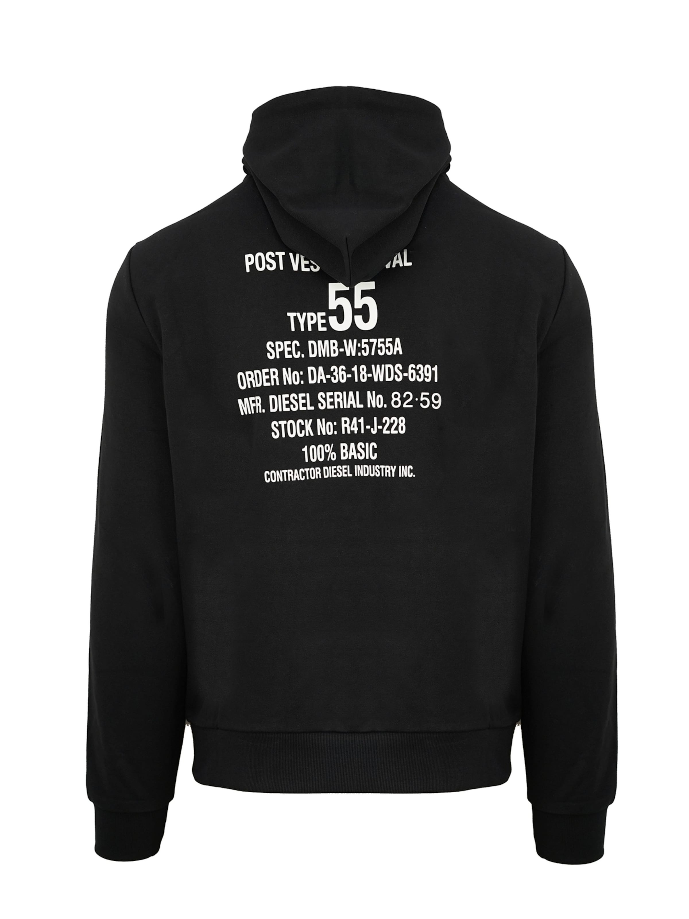 Felpa di DIESEL in nero