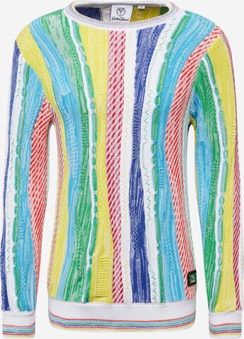 Carlo Colucci Sweter w kolorze mieszane kolory: przód