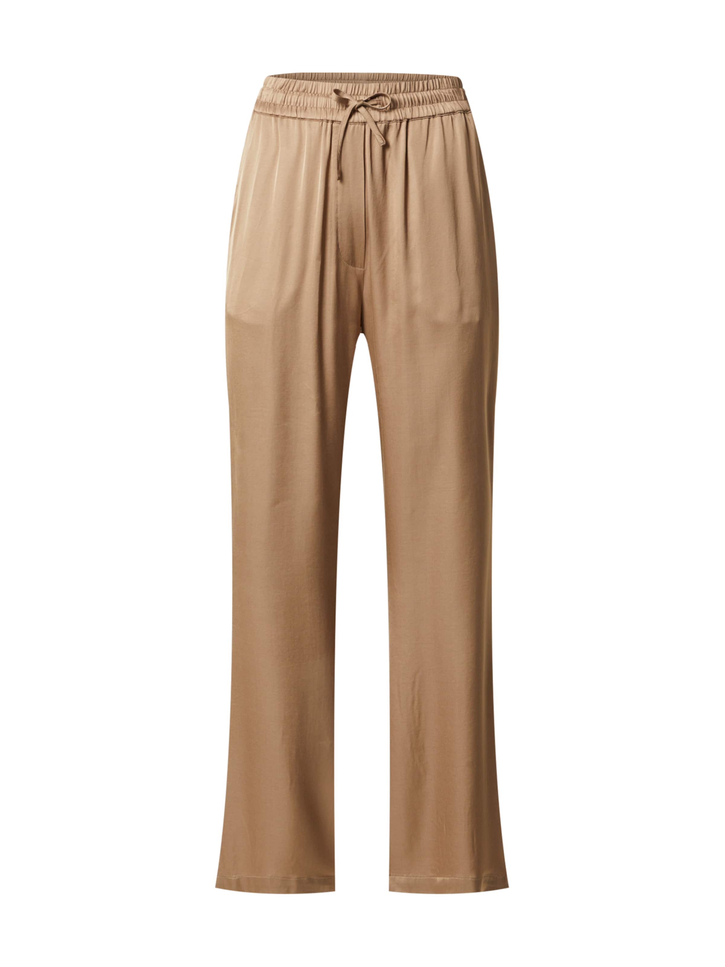 EDITED Loose fit Pants 'Stina' in Brown: front