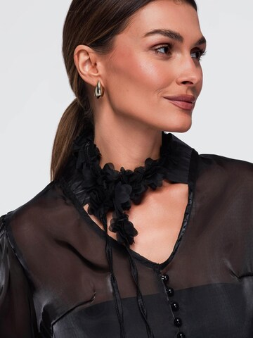 Camicia da donna di Ombre in nero