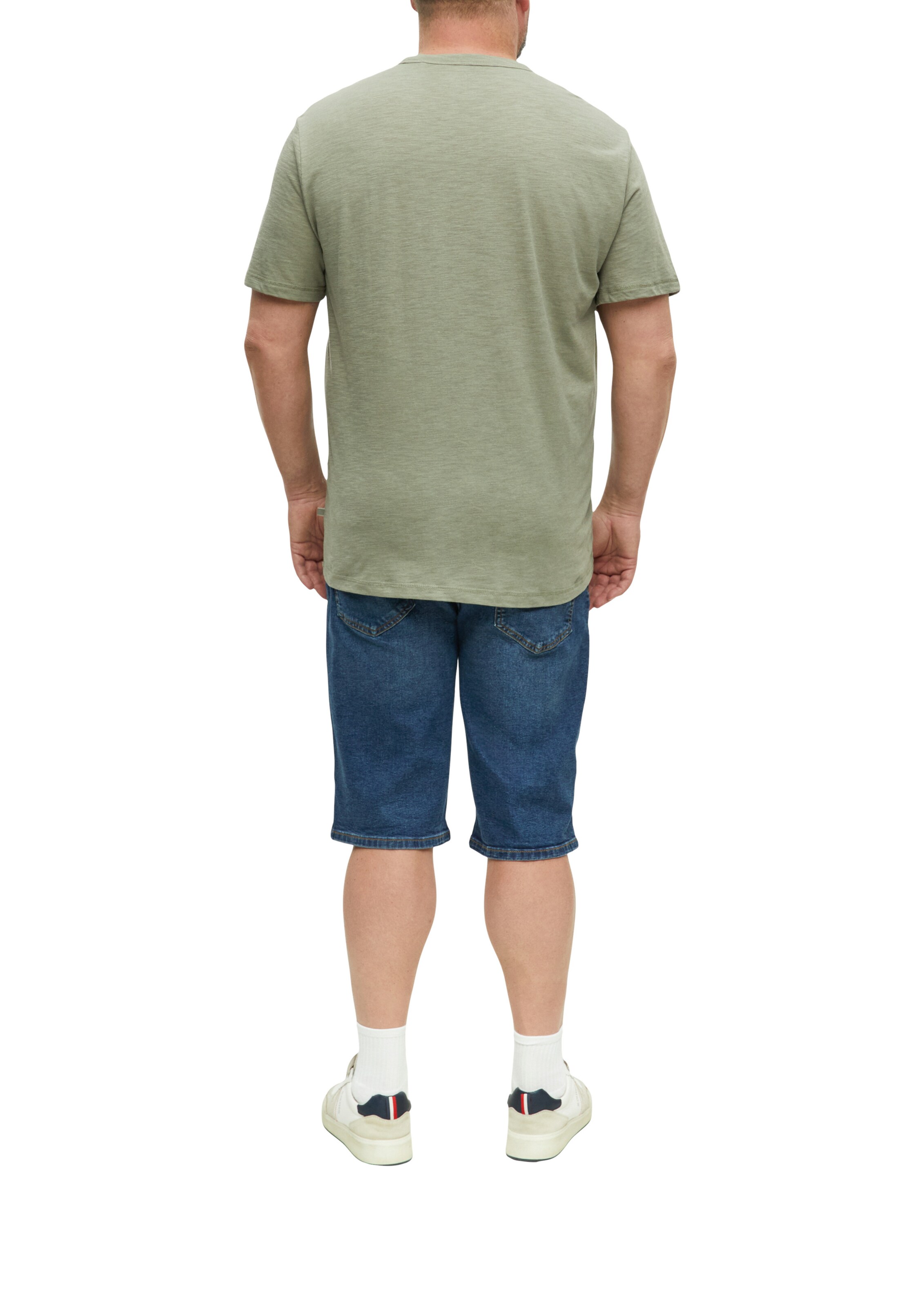 s.Oliver Men Big Sizes Shirt in Green