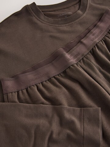 Next Pajamas long in Brown