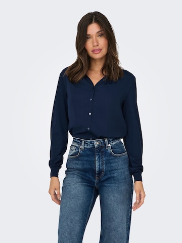 ONLY Blouse 'AVA' in Blauw: voorkant