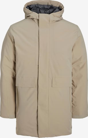 JACK & JONES Winterparka 'BLATIGER' in Beige: voorkant