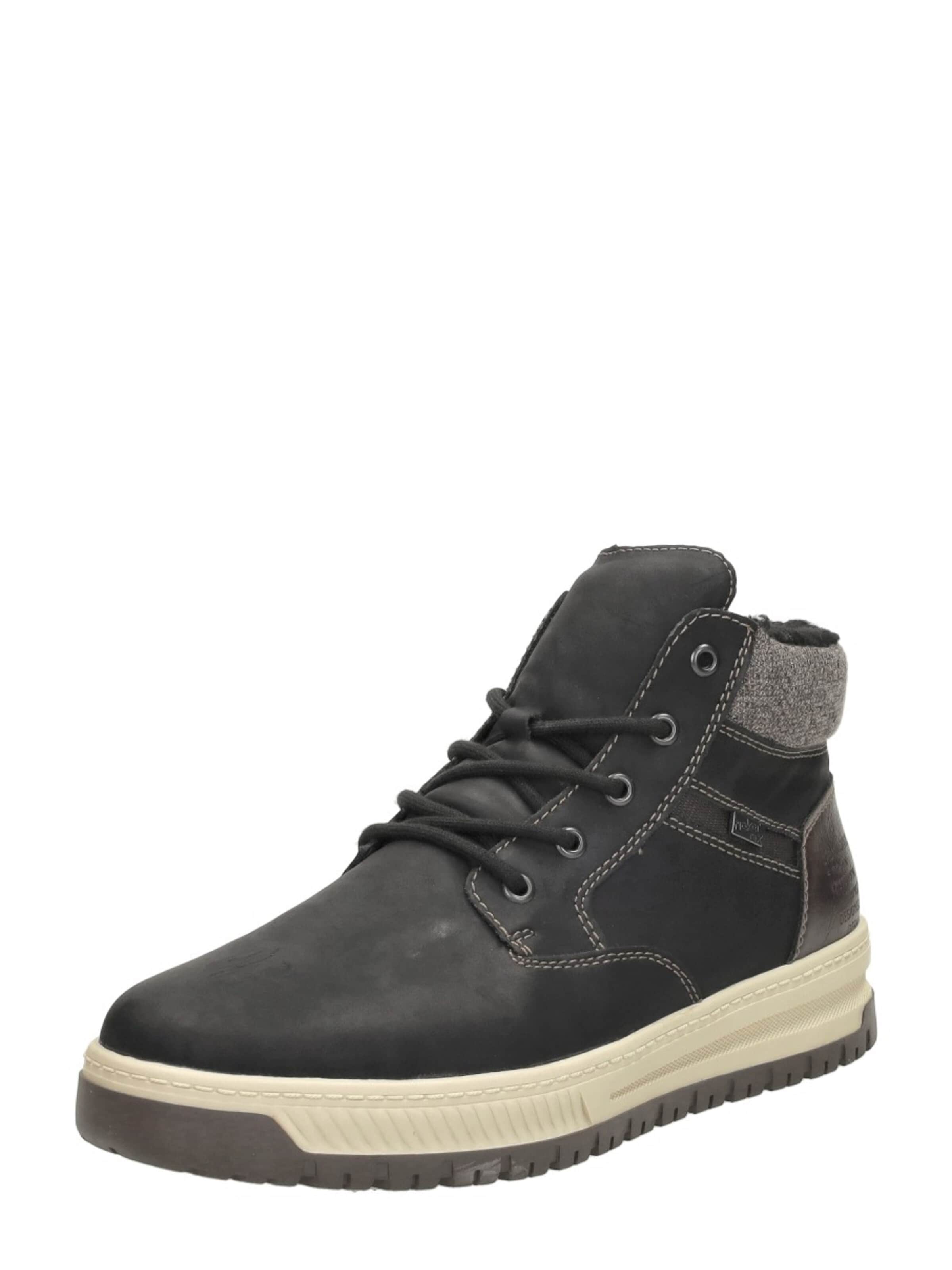 Bottes à lacets 'Veterschoenen Hoog' Rieker en noir
