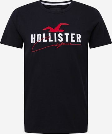 HOLLISTER - Camiseta en negro: frente