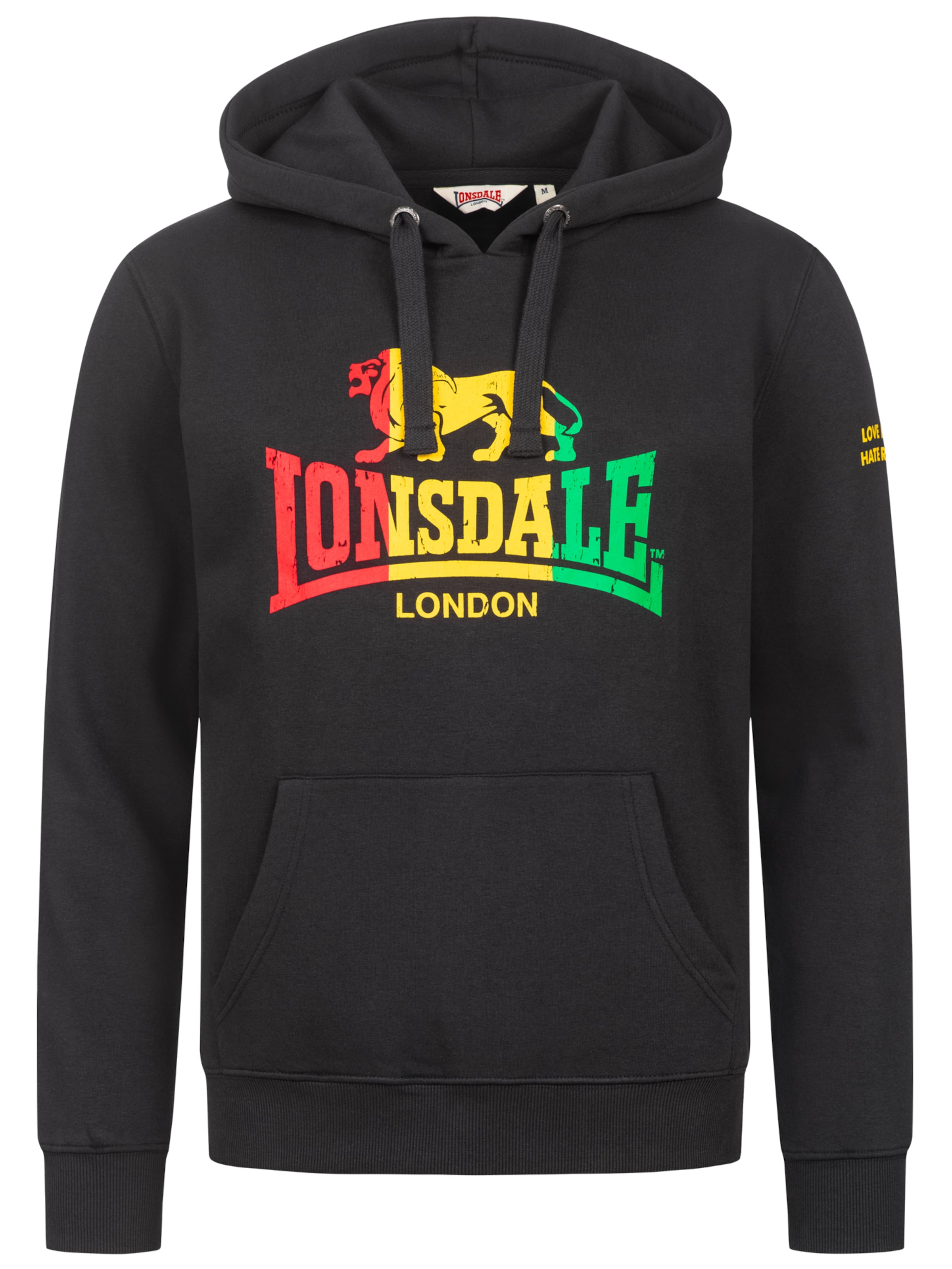 LONSDALE Sweatshirt 'Sounds' in Black: front