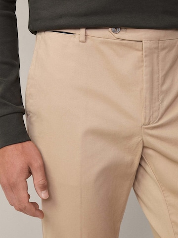 Coupe slim Pantalon chino 'Kensington' Hackett London en beige