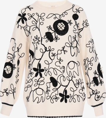 Pullover di usha FESTIVAL in bianco: frontale