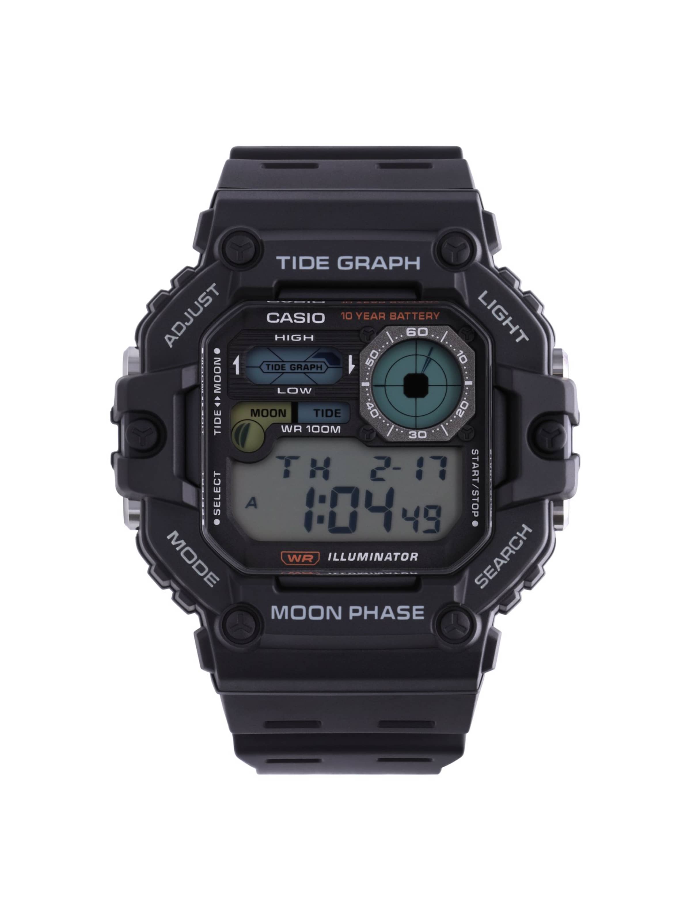 CASIO Digital Watch 'Sportiv' in Anthracite / Mixed colors, Item view