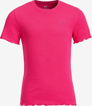 WE Fashion T-shirt i rosa: framsida