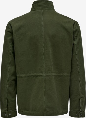 Only & Sons Between-Season Jacket 'Dennis' in Green