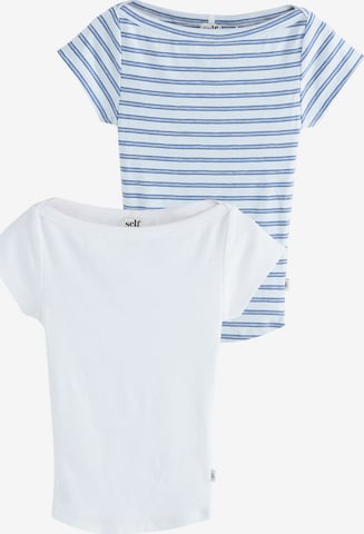 Maglietta di self. in blu: frontale