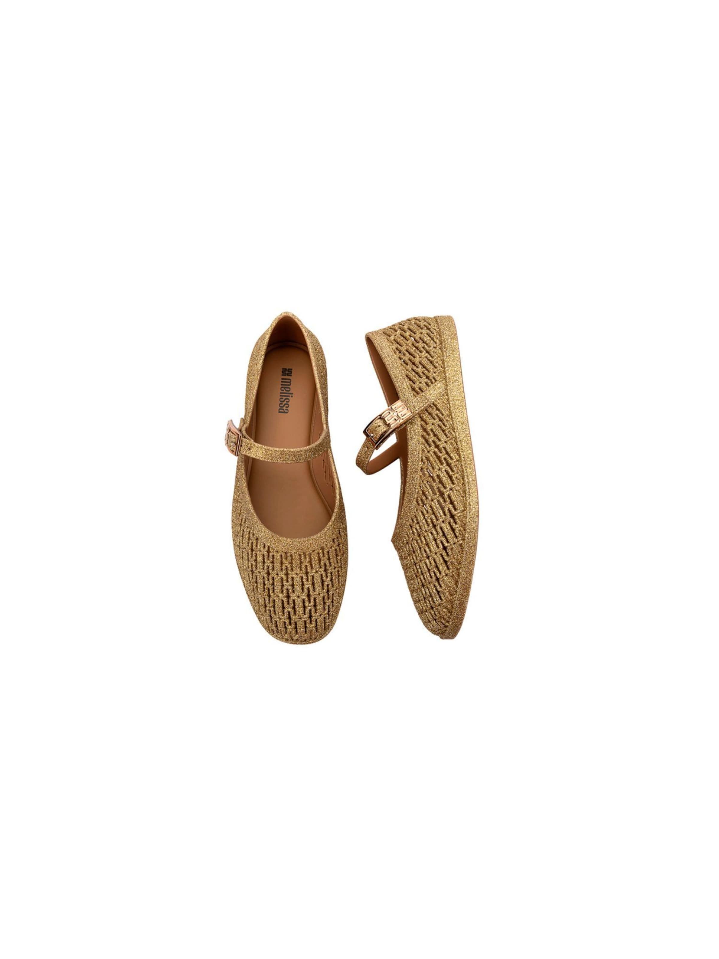 MELISSA Ballerina met riempjes 'Harper' in Goud