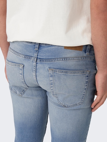 Only & Sons Slimfit Jeans 'Warp' in Blauw
