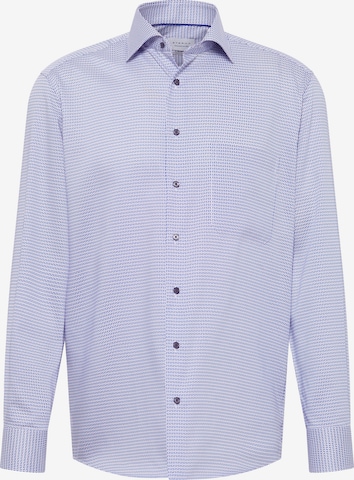 ETERNA Comfort fit Button Up Shirt in Blue: front