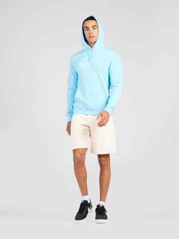 Nike Sportswear Mikina - Modrá