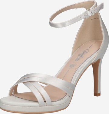 BUFFALO Strap sandal 'Xenia' in White: front