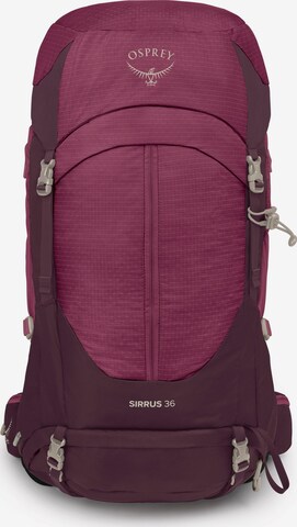 Osprey Sports Backpack in Red: front