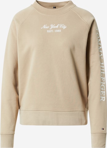 TOMMY HILFIGER Sweatshirt in Beige: predná strana