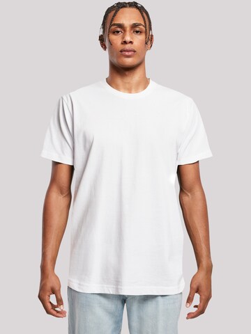 T-Shirt 'Discover the world' F4NT4STIC en blanc : devant