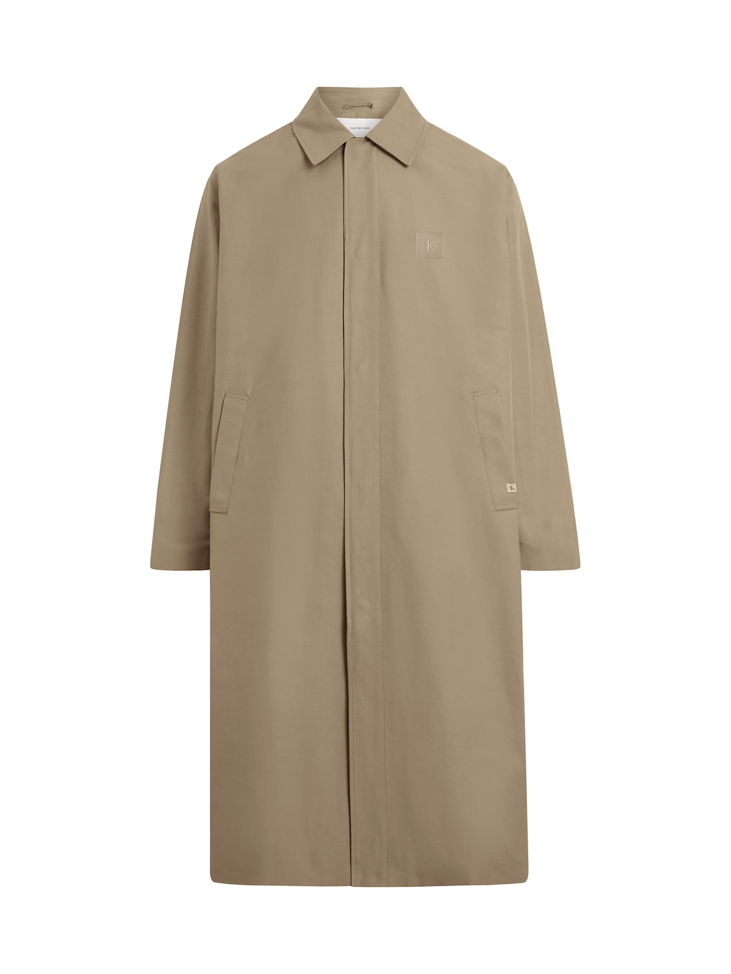 Calvin Klein Jeans Between-seasons coat in Beige: front