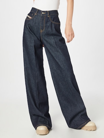 Wide Leg Jean DIESEL en bleu : devant