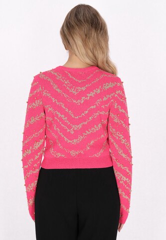 faina Knit cardigan in Pink