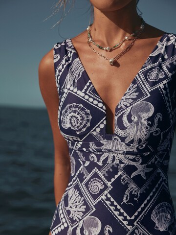 Next Swimsuit in Blue